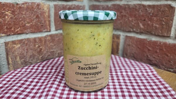 Zucchini-Creme Suppe